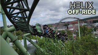 Helix OffRide Footage Liseberg Mack MultiLaunch Coaster  NonCopyright [upl. by Cecilius]