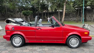 VW Cabriolet 1990 ¡Conservado completo funcional y LEGAL ¡VENDIDO en autoconceptousedcars [upl. by Clare]