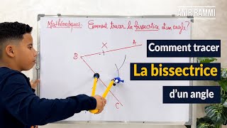 Comment tracer la bissectrice dun angle [upl. by Llyrat]