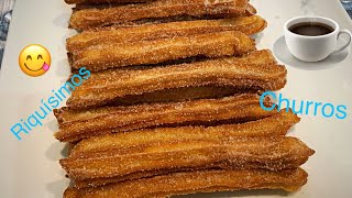 La Mejor Receta Para Hacer Churros Caseros Crujientes de Afuera y Suaves por Dentro [upl. by Zinnes359]