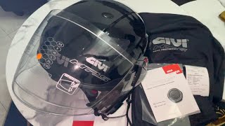 GIVI M303 DVisor HELMET BLACK COLOUR HPS Size 6061 [upl. by Erehc676]