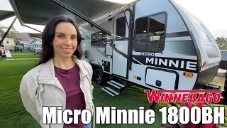 Winnebago Industries TowablesMicro Minnie1800BH [upl. by Eicak769]