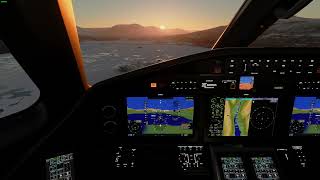 Landing at Akureyri Airport BIAR MSFS pilot perspective [upl. by Aprilette]