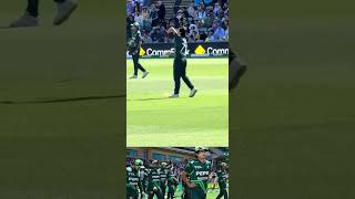 Naseem shah fan sporting him in Pakistan vs Australia ODI match sports aus pakistanicricketer [upl. by Ettezus]