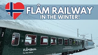 Flåm Railway in Winter Norways World Famous Train Journey in Winter [upl. by Weld296]