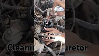 Cleaning Carburetor with Spray dancehall mecanics suzukicars [upl. by Aldora451]