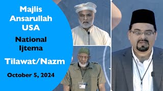 Opening Session  Tilawat amp Nazm  Majlis Ansarullah USA National Ijtema [upl. by Nalyr]