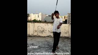 Nunchaku Guinness Vineel Indian Martial Arts Team Master Prabhakar Reddy Nellore City 91 9849465401 [upl. by Amick]