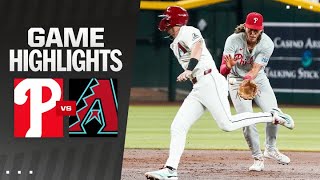 Phillies vs Dbacks Game Highlights 81124  MLB Highlights [upl. by Abbotsen363]