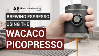 Brewing Espresso with the Wacaco Picopresso [upl. by Daisi]