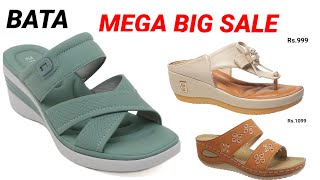 BATA SUPER MEGA SALE IS HERE  CHEAP amp SOFT SANDALS SHOES SLIPPERS CHAPPALS FOR WOMENLADIES [upl. by Verina]