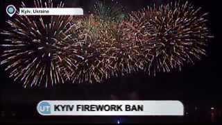 Kyiv New Year Firework Ban Festive explosives prohibited amid east Ukraine conflict [upl. by Muriah]