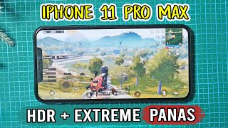 PUBG Mobile Rata Kanan IPhone 11 pro Max Panas Minta ampun Overheat [upl. by Ahsiekan]