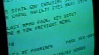 1981 primitive Internet report on KRON [upl. by Aceber]