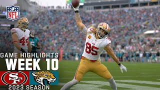 San Francisco 49ers vs Jacksonville Jaguars Game Highlights  NFL 2023 Week 10 [upl. by Inej918]