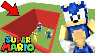 Minecraft Sonic The Hedgehog  Trapping Marios Friends In A Box 112 [upl. by Nolla716]