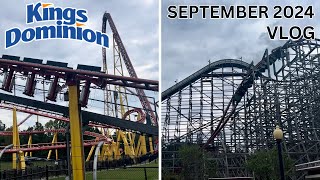 Kings Dominion Vlog September 2024 [upl. by Deehsar]