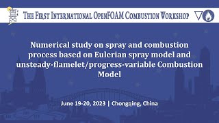 Numerical study on spray and combustion process based on Eulerian spray model and Combustion Model [upl. by Ain746]