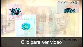 Conozca los elementos de seguridad de los nuevos billetes colombianos [upl. by Adihahs757]