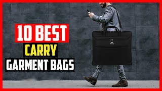 ✅Top 10 Best Carry On Garment Bags in 2024 [upl. by Nelly755]