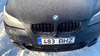 BMW E60 530d M57N2 Cold Start 16C [upl. by Ruff]