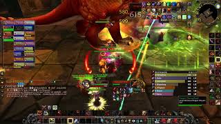 WoW Classic SoD fury warrior pve Blackwing Lair Vaelastrasz the Corrupt 3 trial kill 2 [upl. by Hayouqes]