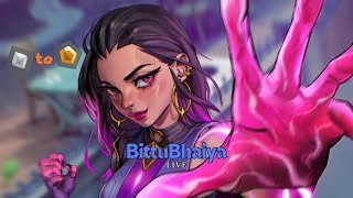 🔴Playing Valorant  but Im Noob😗 Valorant Live India  BittuBhaiya [upl. by Eek]