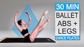 Get Slim Legs and Abs with this 20 Min Ballet Pilates Dancers Workout For Beginners [upl. by Ayotac48]