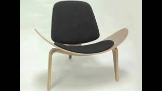 Wegner Shell Chair CH107  Carl Hansen  Huismeubilairnl shellchair wegner [upl. by Vivle855]