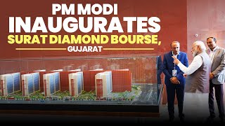 LIVE PM Modi inaugurates Surat Diamond Bourse Gujarat [upl. by Griz594]