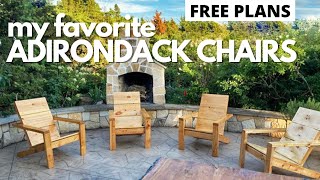 The BEST Adirondack Chair Plans [upl. by Yeoj]