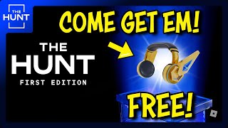 🔴 LAUNCHING FREE VAULT STAR HEADPHONES Roblox  The Hunt First Edition [upl. by Hareema]