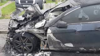 Staverton Dramas  AMG s400 MERC   CAR SET ON FIRE [upl. by Kolb61]