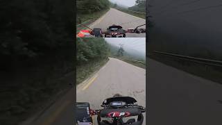 That truck scarred the shit out of megopro12black300ccdirtbikehighway [upl. by Yelhak]