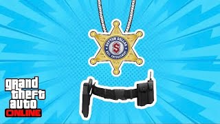 How To Get The Bail Enforcement Agent BADGE In GTA Online [upl. by Adnak]