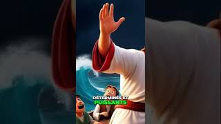 Jésus Calme la Tempête Un Miracle Sur le Bateau  Film danimation biblique films [upl. by Drol]