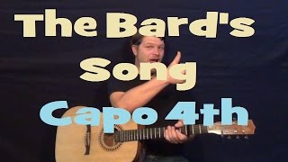 The Bards Song Blind Guardian Easy Guitar Lesson How to Play Strum Chords Licks Tutorial [upl. by Einad]