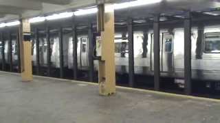 R44 A Train Leaving Nostrand Avenue 2009 [upl. by Mairb947]