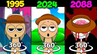 360° VR Incredibox Sprunki 1995 vs 2024 vs 2088 [upl. by Pomfret]