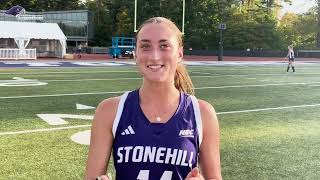 Stonehill Field Hockey Interviews vs Rider October 4 2024 [upl. by Saks]