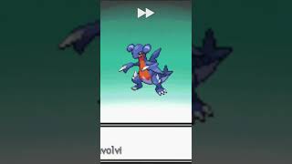 GarchompGabite is evolving Pokemon platinumPkmn worldgabite garchomp pokemon pkmnworld [upl. by Odlareg]