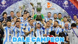 EMOCIONANTE RELATO  ARGENTINA CAMPEON de COPA AMERICA 2024 [upl. by Oir]