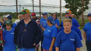 TAPS softball team singing Take Me Out to the Ball Game [upl. by Scully]