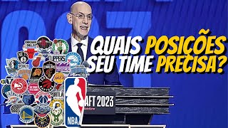 As MAIORES NECESSIDADES de CADA TIME no DRAFT da NBA 2024 Leste e Oeste [upl. by Norha]