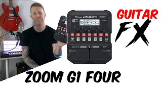 Zoom G1 Four Guitar Multi FX Pedal Demo and Review [upl. by Squires]