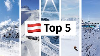 Beste Skipisten Österreich Top 5 SkiAbfahrten 202425 [upl. by Kennet30]