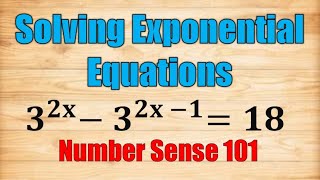 Solving Exponential Equations [upl. by Llertnom201]