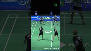 The best rally 56 shots LaneVendy vs GutamaIsfahani  Swiss Open 2024 MD SF shorts badminton [upl. by Eulalie]