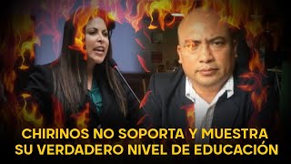 Patricia Chirinos explota y muestra su nivel de educación en transmisión en vivo ¡Cállese la boca [upl. by Swec]