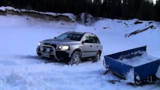 Volvo XC90 25T snow Finland [upl. by Eibocaj]